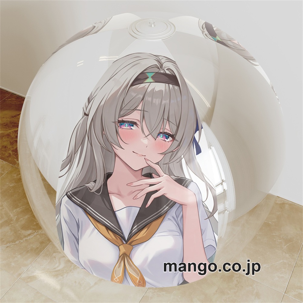【抱き枕カバー / 等身大】 アニメ キャラクター ビーチボール【崩壊スターレイル】ホタル 海洋ボール PVC製 キャラクターグッズ コレクション用 ビッグサイズ 等身大クッション 立体キャラクターアイテム