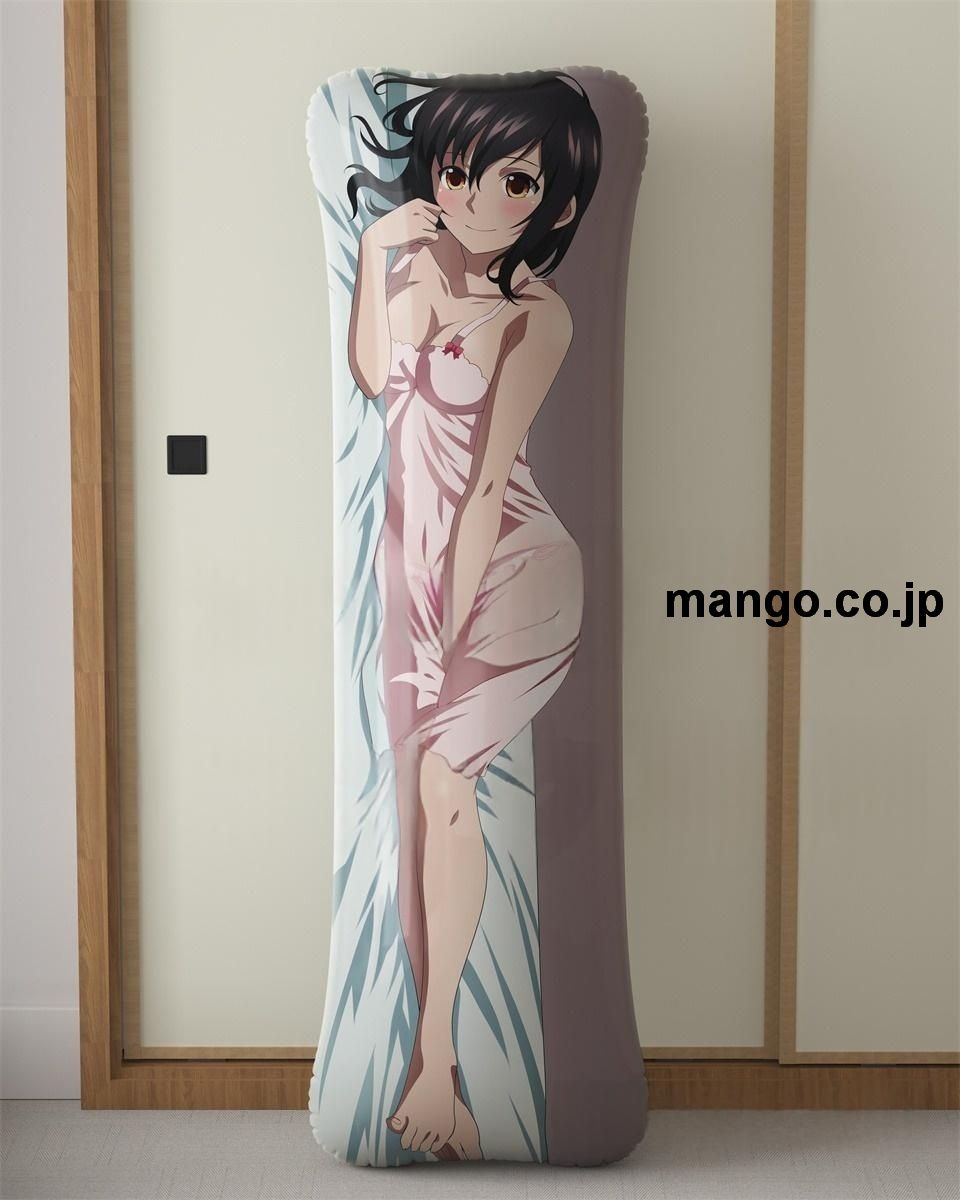 【抱き枕カバー / 等身大】 アニメ抱き枕カバー【ストライク ザ ブラッド】姫柊雪菜大型クッションキャラクターグッズPVC製コレクション用｜空気ビニール製 等身大抱き枕 コレクション向けグッズ 2