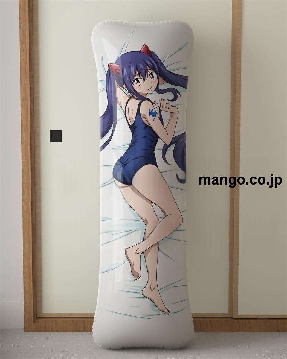 【抱き枕カバー / 等身大】 アニメ抱き枕カバー【FAIRYTAIL】ウェンディ大型クッションキャラクターグッズPVC製コレクション用｜空気ビニール製 等身大抱き枕 コレクション向けグッズ 2