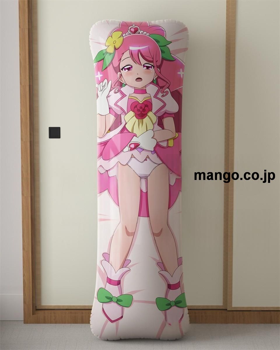 【抱き枕カバー / 等身大】 アニメ抱き枕カバー【ヒーリングっどプリキュア】のどかキュアグレース大型クッションキャラクターグッズPVC製コレクション用 等身大ビニールクッション 抱き枕 アニメ・キャラグッズ 2