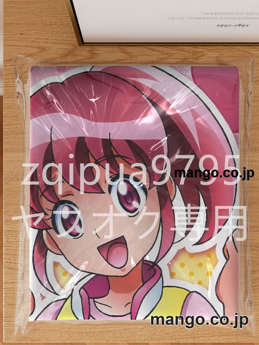 【抱き枕カバー / 等身大】 アニメ抱き枕カバーハピネスチャージプリキュア！愛乃めぐみ&白雪ひめ大型クッションキャラクターグッズPVC製コレクション用 ビッグサイズ 等身大クッション 立体キャラクターアイテム 3
