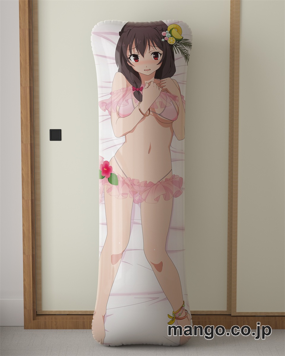 【抱き枕カバー / 等身大】 アニメ抱き枕カバーこの素晴らしい世界に祝福を！ゆんゆん大型クッションキャラクターグッズPVC製コレクション用｜PVC エアクッション 等身大サイズ 立体ディスプレイ