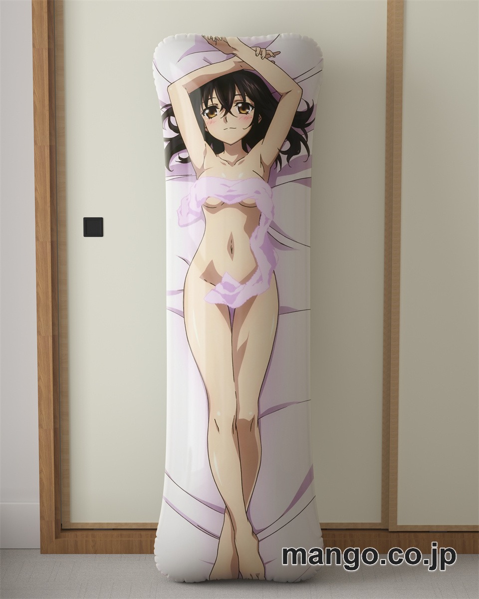 【抱き枕カバー / 等身大】 アニメ抱き枕カバーストライク ザ ブラッド姫柊雪菜大型クッションキャラクターグッズPVC製コレクション用｜PVC エアクッション 等身大サイズ 立体ディスプレイ