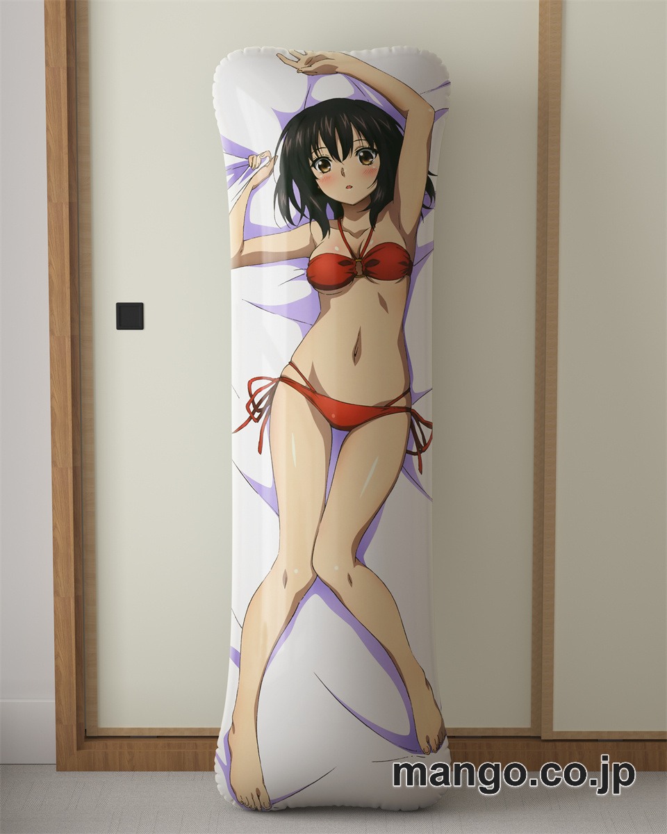 【抱き枕カバー / 等身大】 アニメ抱き枕カバーストライク ザ ブラッド姫柊雪菜大型クッションキャラクターグッズPVC製コレクション用｜等身大エアクッション ビッグサイズ PVC製 アニメグッズ