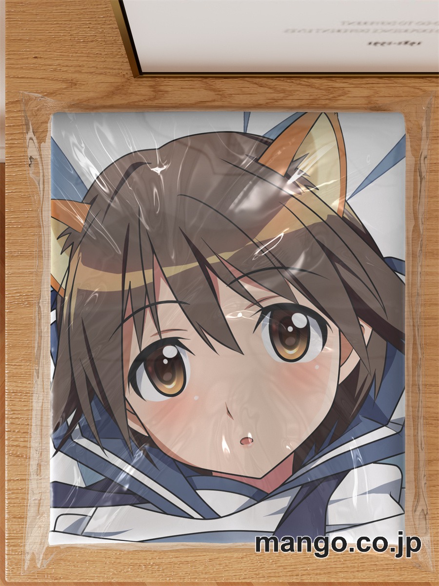【抱き枕カバー / 等身大】 アニメ抱き枕カバーストライクウィッチーズ宮藤芳佳大型クッションキャラクターグッズPVC製コレクション用｜等身大エアクッション ビッグサイズ PVC製 アニメグッズ 3