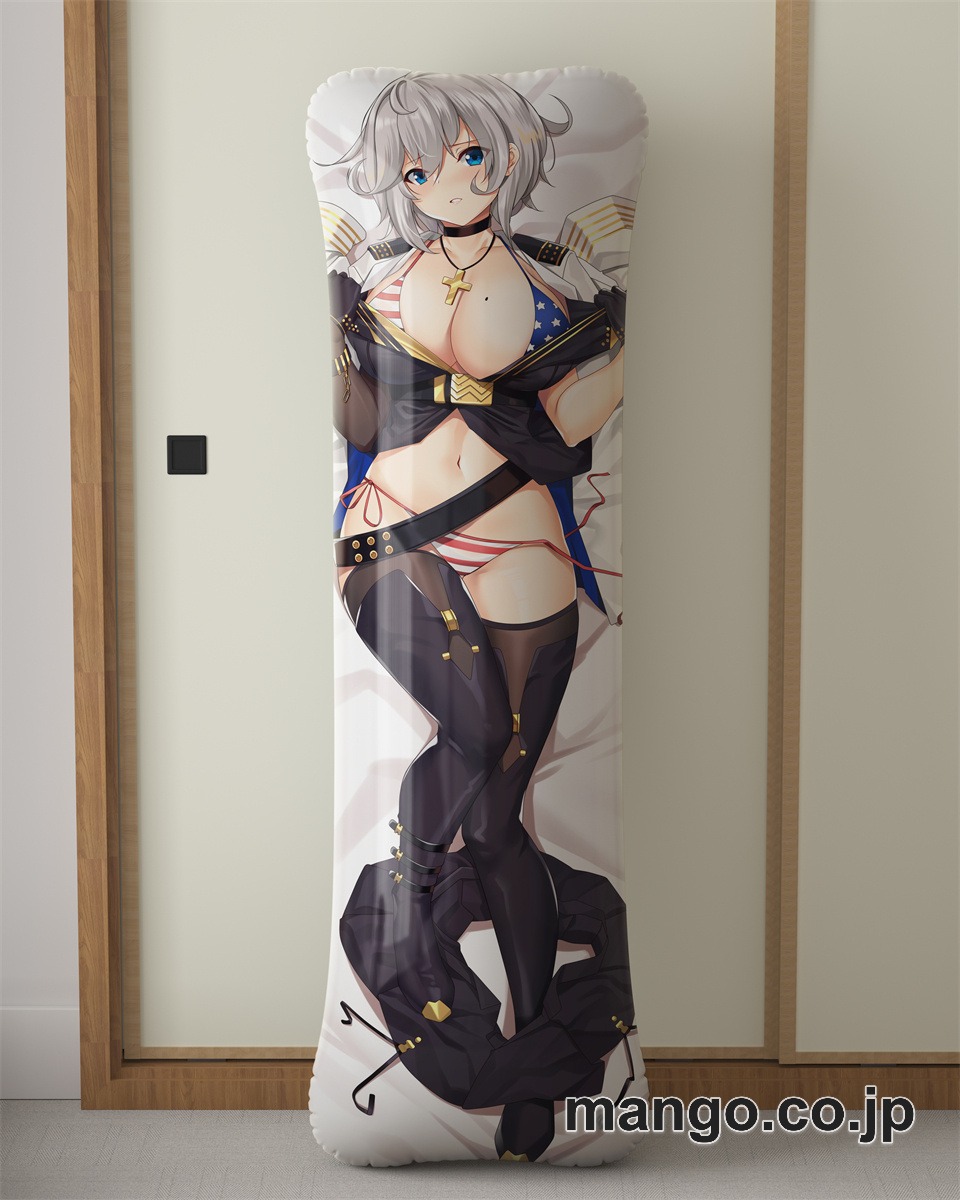 【抱き枕カバー / 等身大】 アニメ抱き枕カバー「ワシントン(アズールレーン)」大型クッションキャラクターグッズPVC製コレクション用 ビッグサイズ 等身大クッション 立体キャラクターアイテム