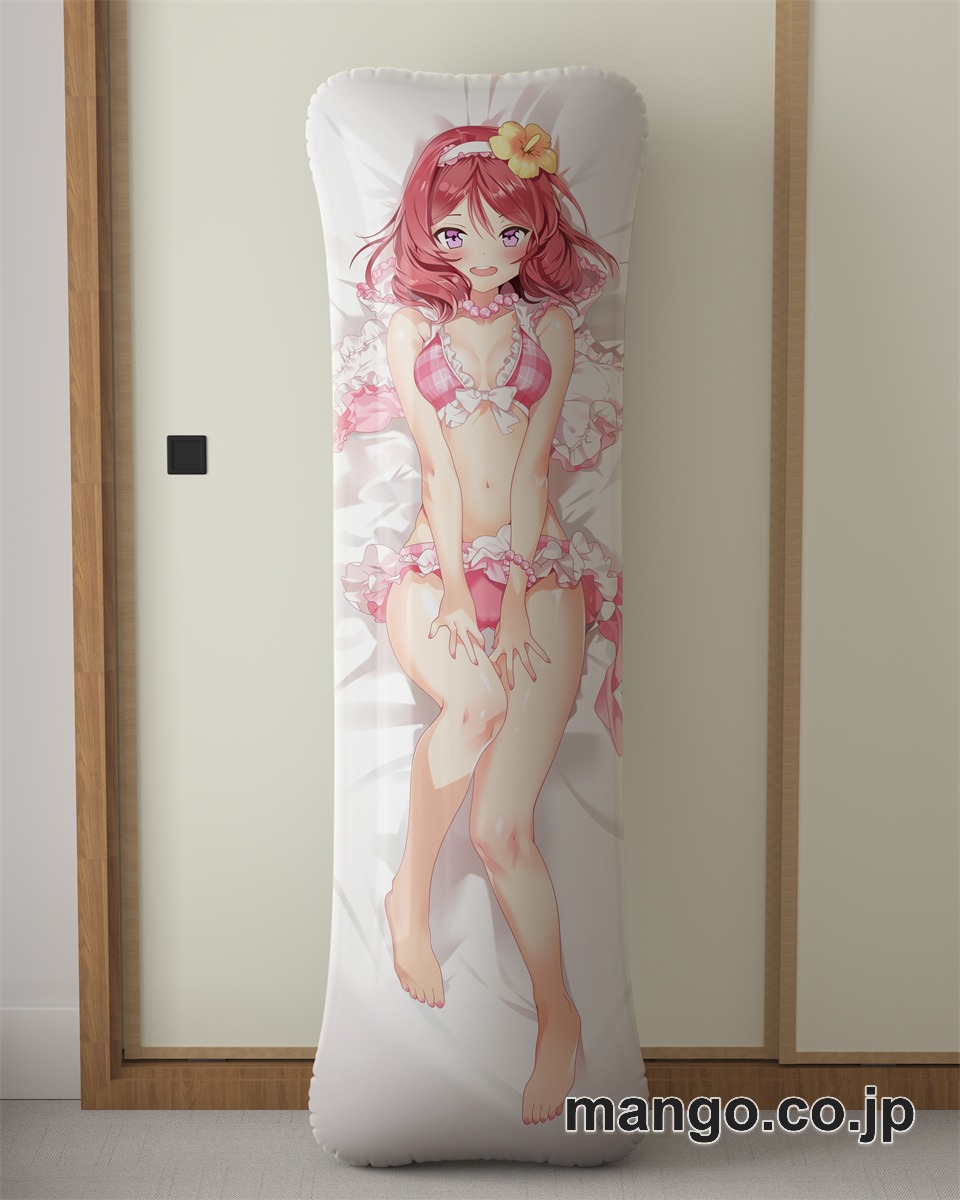 【抱き枕カバー / 等身大】 アニメ抱き枕カバーラブライブ!真姫ちゃん水着大型クッションキャラクターグッズPVC製コレクション用｜等身大エアクッション ビッグサイズ PVC製 アニメグッズ