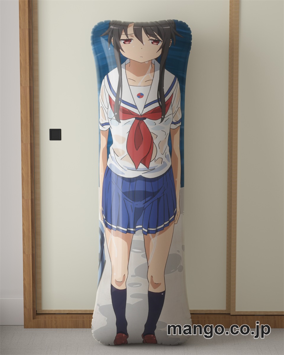 【抱き枕カバー / 等身大】 アニメ抱き枕カバーハイスクール フリート大型クッションキャラクターグッズPVC製コレクション用｜等身大エアクッション ビッグサイズ PVC製 アニメグッズ 2