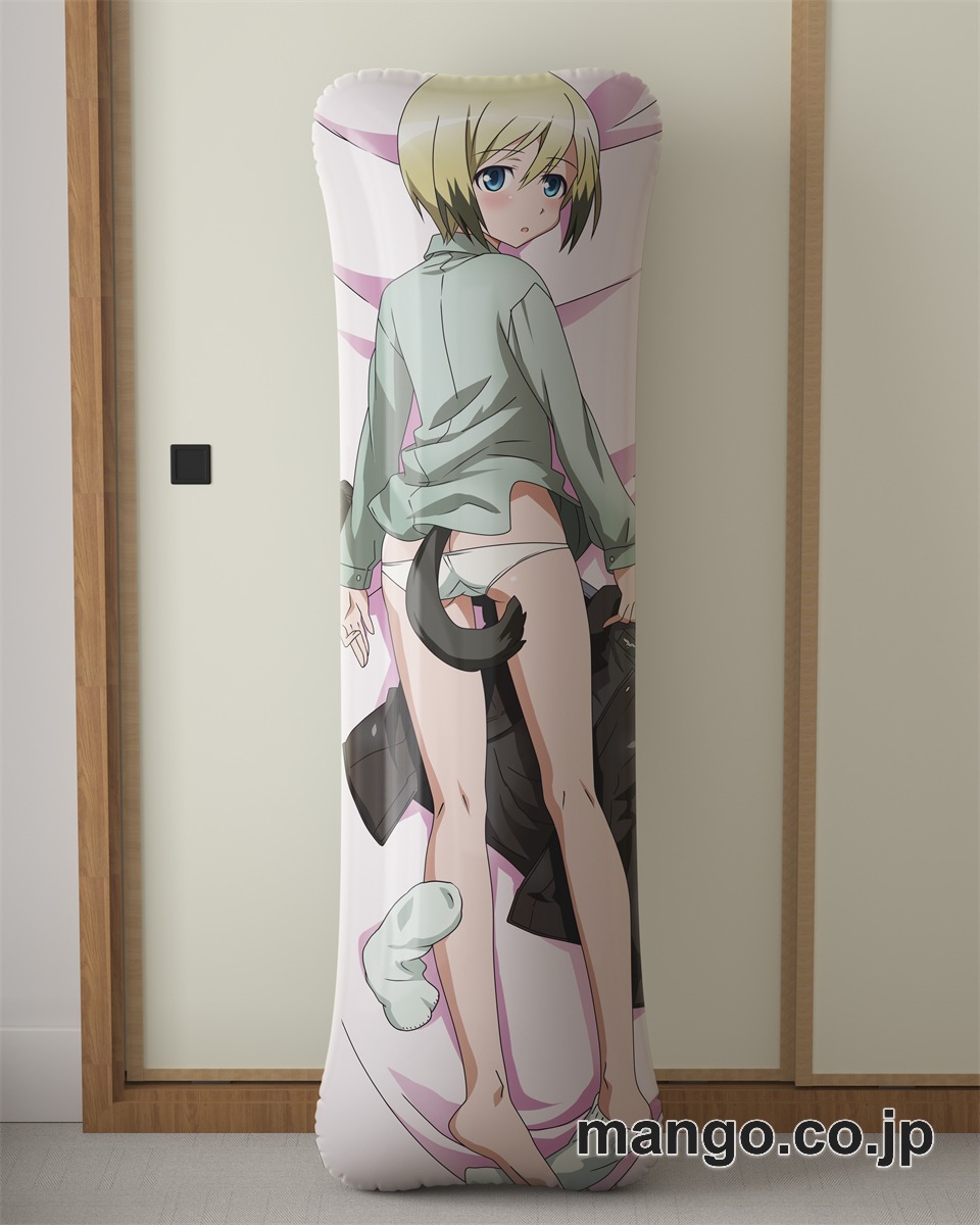 【抱き枕カバー / 等身大】 アニメ抱き枕カバーストライクウィッチーズエーリカ ハルトマン大型クッションキャラクターグッズPVC製コレクション用 等身大ビニールクッション 抱き枕 アニメ・キャラグッズ