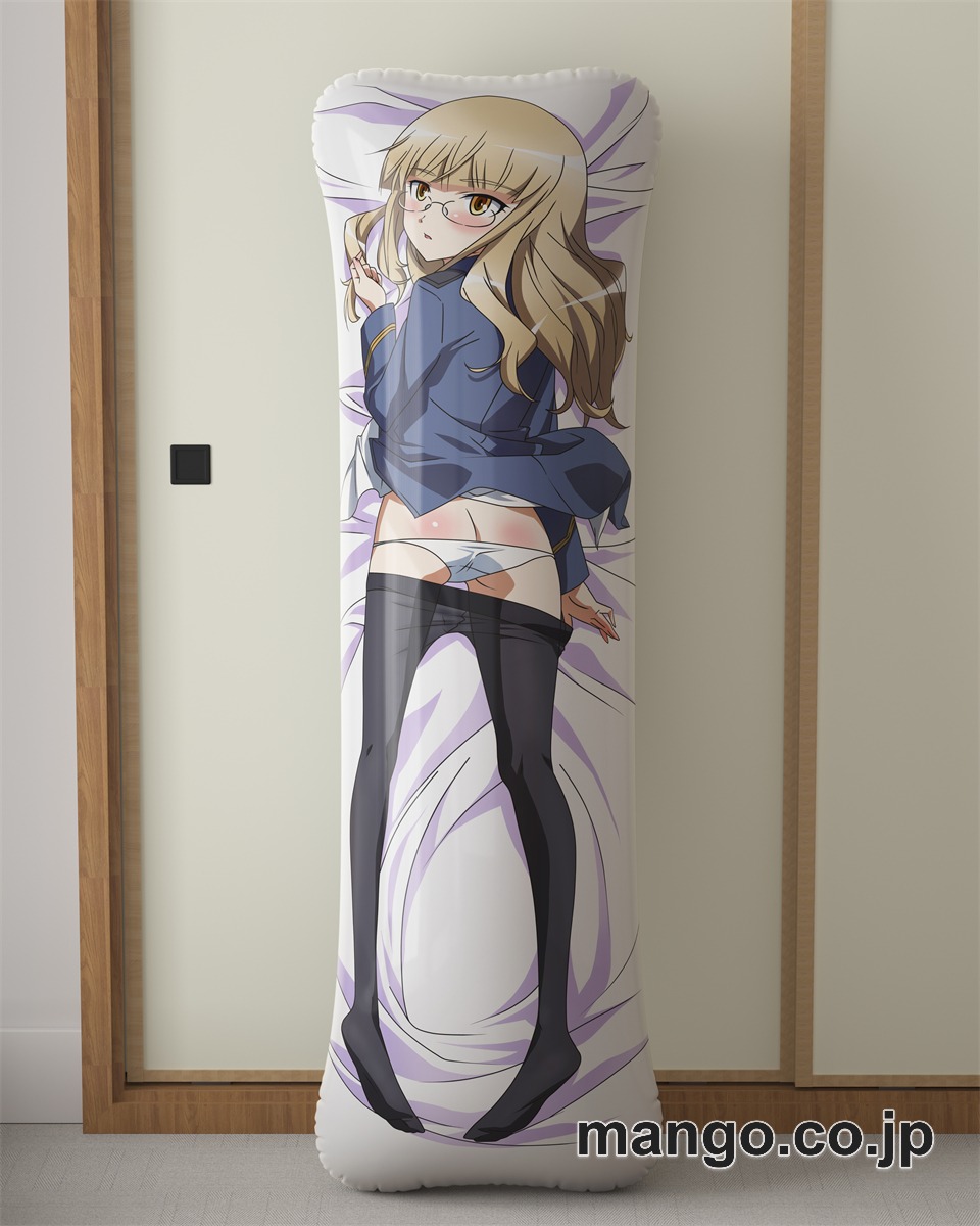 【抱き枕カバー / 等身大】 アニメ抱き枕カバーストライクウィッチーズペリーヌ クロステルマン大型クッションキャラクターグッズPVC製コレクション用｜空気ビニール製 等身大抱き枕 コレクション向けグッズ 2