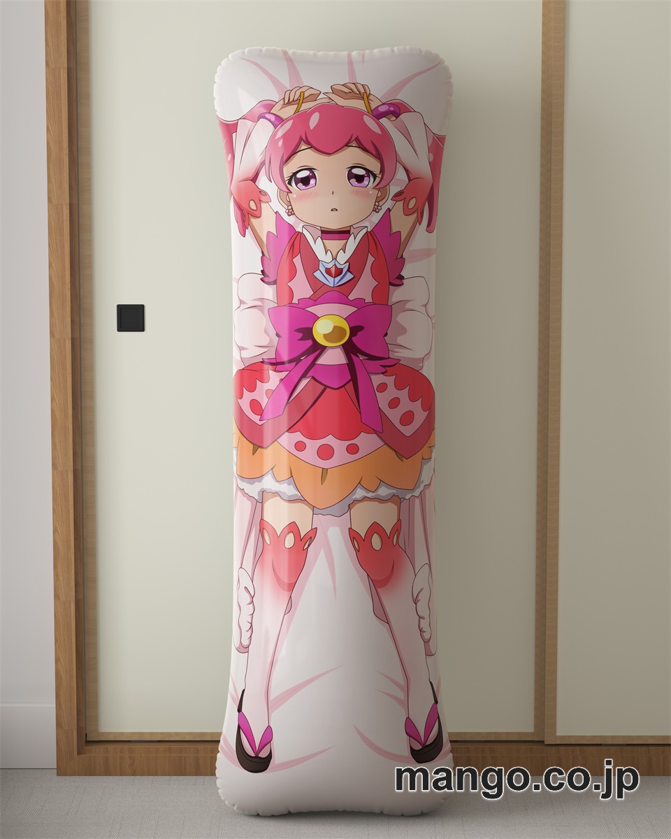 【抱き枕カバー / 等身大】 アニメ抱き枕カバープリキュアドリームスターズ！」サクラちゃん大型クッションキャラクターグッズPVC製コレクション用｜等身大エアクッション ビッグサイズ PVC製 アニメグッズ 2