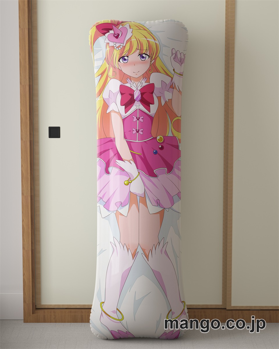 【抱き枕カバー / 等身大】 アニメ抱き枕カバー「魔法つかいプリキュア！」ミラクル大型クッションキャラクターグッズPVC製コレクション用｜空気ビニール製 等身大抱き枕 コレクション向けグッズ