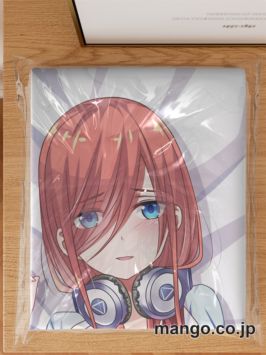 【抱き枕カバー / 等身大】 アニメ抱き枕カバー「五等分の花嫁」中野三玖大型クッションキャラクターグッズPVC製コレクション用｜等身大エアクッション ビッグサイズ PVC製 アニメグッズ 3
