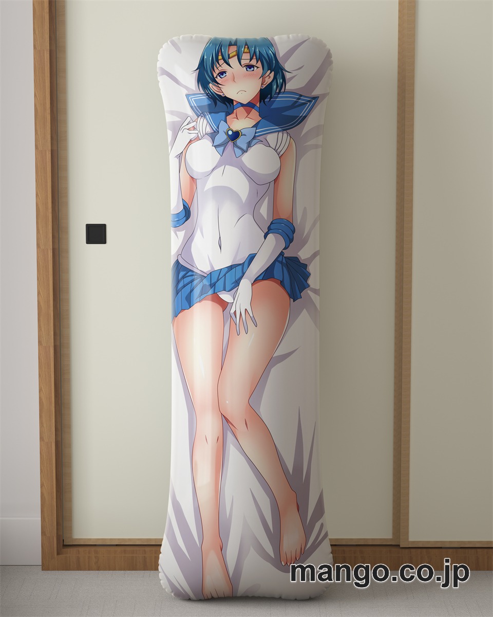 【抱き枕カバー / 等身大】 アニメ抱き枕カバー美少女戦士セーラームーン水野亜美大型クッションキャラクターグッズPVC製コレクション用｜PVC エアクッション 等身大サイズ 立体ディスプレイ