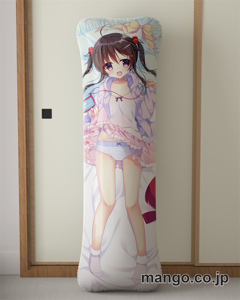 【抱き枕カバー / 等身大】 アニメ抱き枕カバーオリジナル おもらしは全年齢たちばなつぼみちゃん大型クッションキャラクターグッズPVC製コレクション用｜空気ビニール製 等身大抱き枕 コレクション向けグッズ