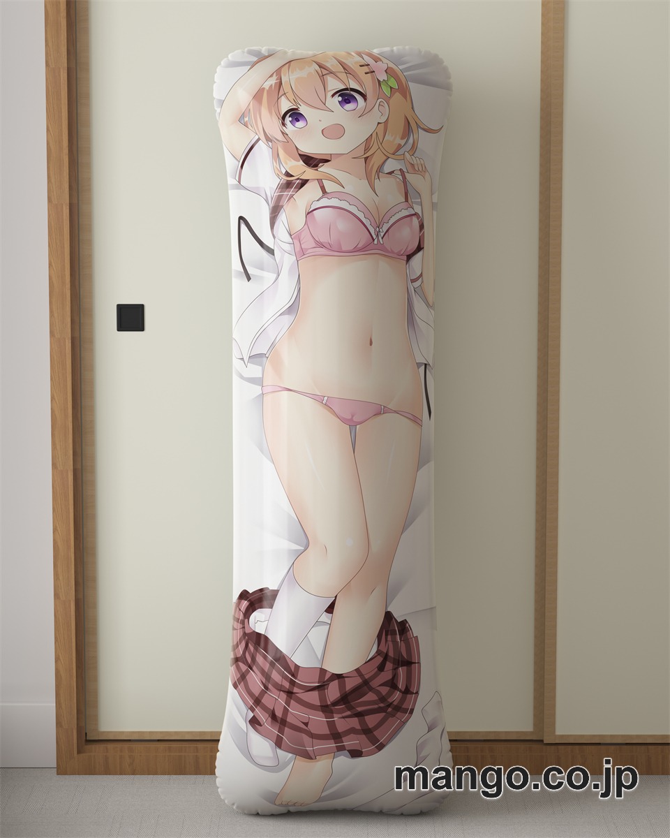 【抱き枕カバー / 等身大】 アニメ抱き枕カバーご注文はうさぎですか？ 「ココアお姉ちゃんに甘えなさい!!」大型クッションキャラクターグッズPVC製コレクション用 等身大ビニールクッション 抱き枕 アニメ・キャラグッズ 2