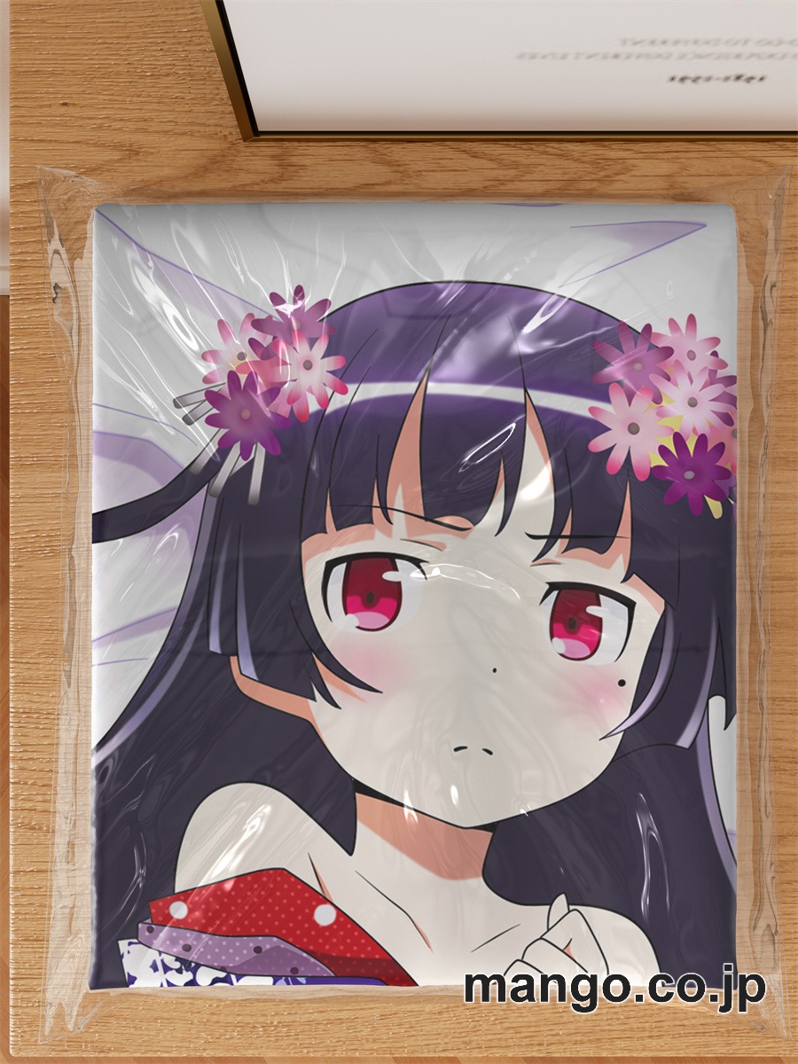 【抱き枕カバー / 等身大】 アニメ抱き枕カバー【俺の妹がこんなに可愛いわけがない】(黒猫舞妓)大型クッションキャラクターグッズPVC製コレクション用｜PVC エアクッション 等身大サイズ 立体ディスプレイ 3