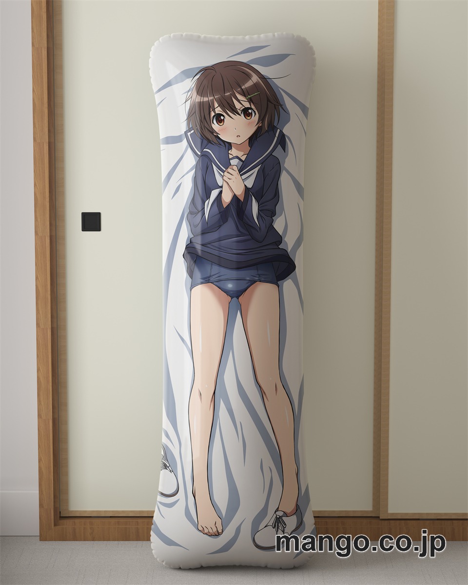 【抱き枕カバー / 等身大】 アニメ抱き枕カバー雁淵ひかりブレイブウィッチーズ大型クッションキャラクターグッズPVC製コレクション用｜空気ビニール製 等身大抱き枕 コレクション向けグッズ 2