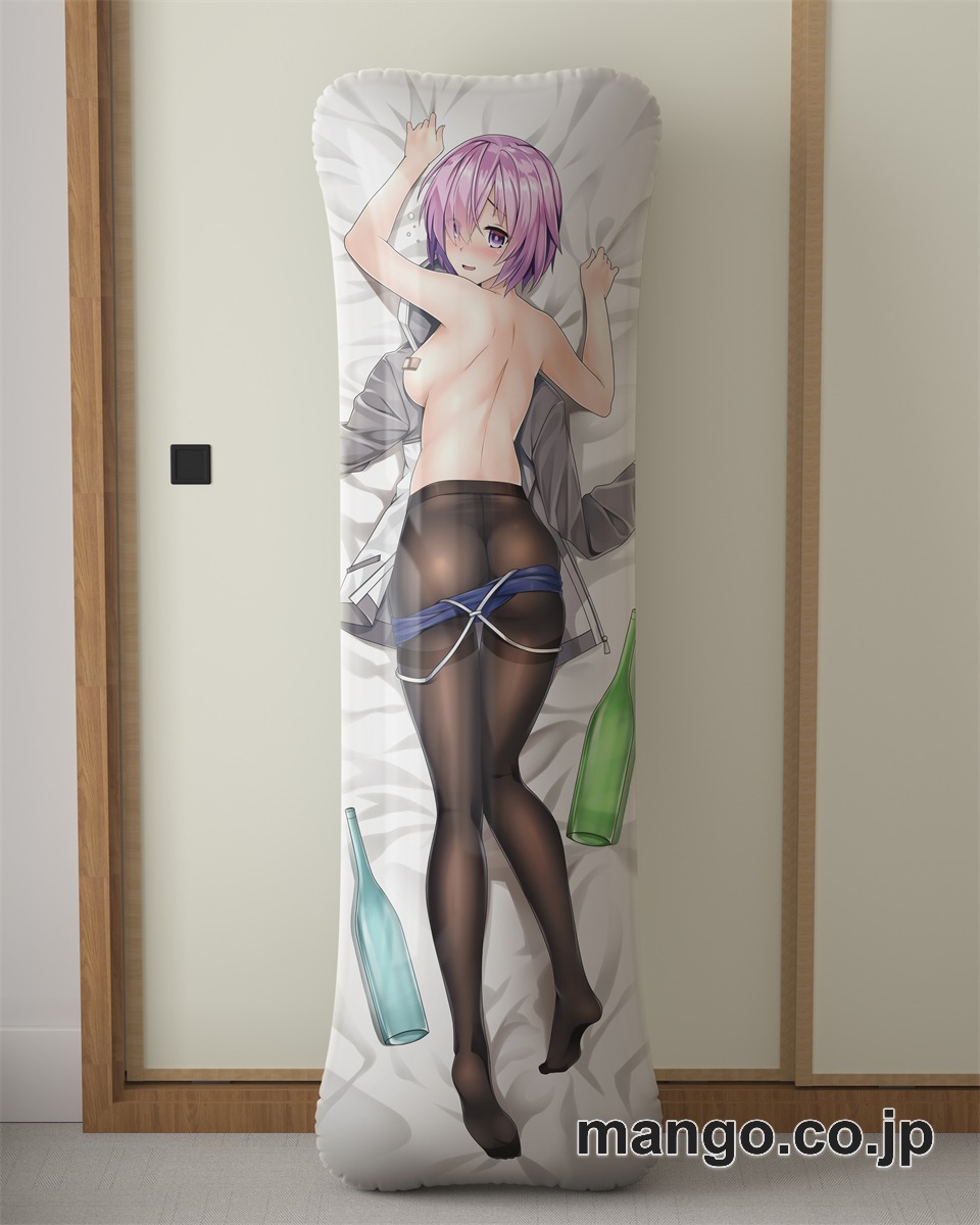 【抱き枕カバー / 等身大】 アニメ抱き枕カバーfateマシュスク水タイツ大型クッションキャラクターグッズPVC製コレクション用｜等身大エアクッション ビッグサイズ PVC製 アニメグッズ 2