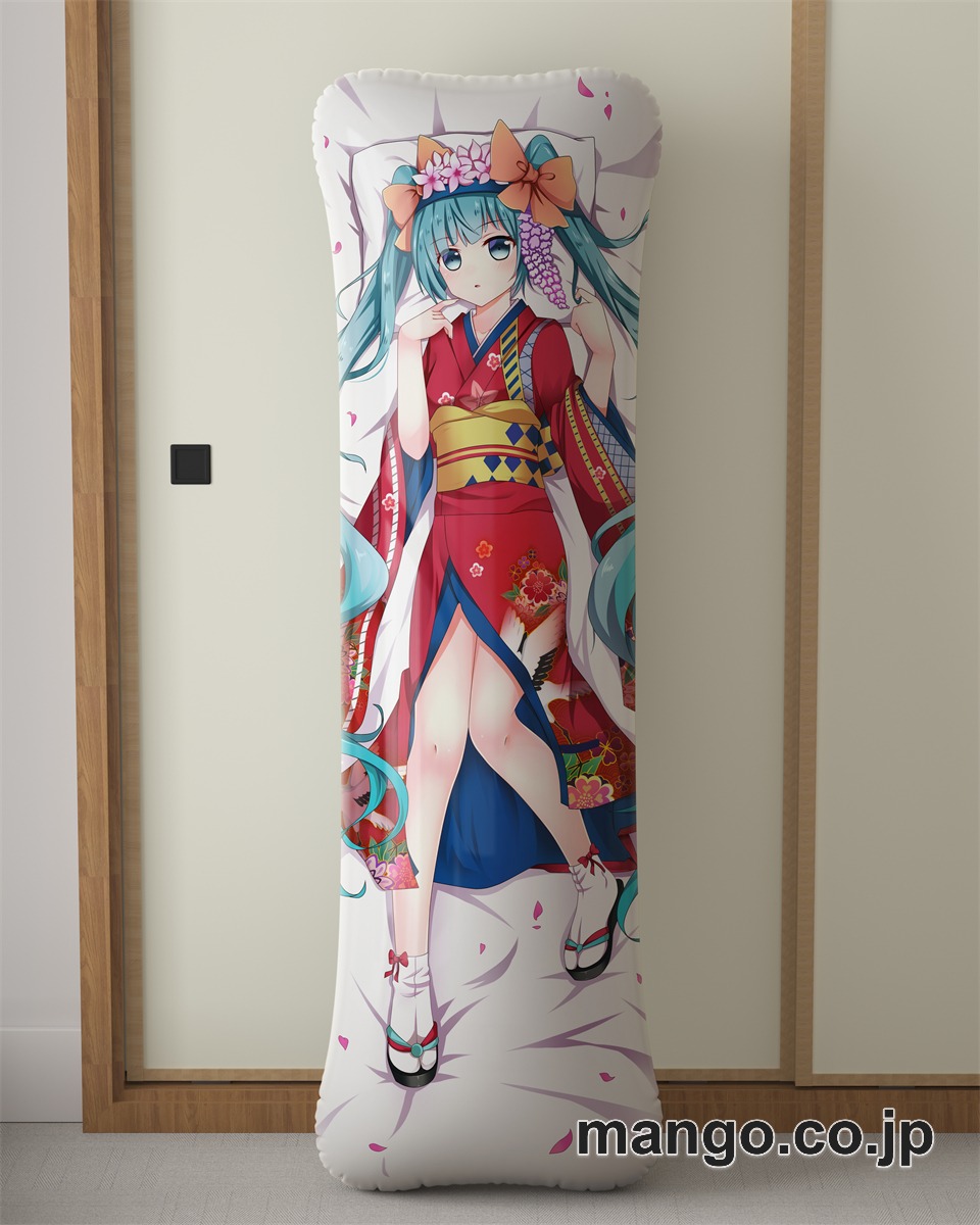 【抱き枕カバー / 等身大】 アニメ抱き枕カバー初音ミク大型クッションキャラクターグッズPVC製コレクション用 ビッグサイズ 等身大クッション 立体キャラクターアイテム 2
