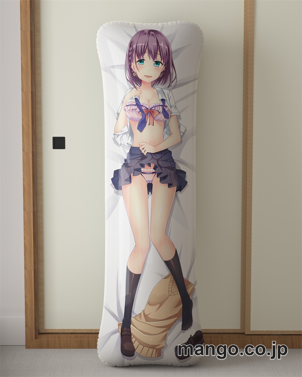 【抱き枕カバー / 等身大】 アニメ抱き枕カバーあいちゃん大型クッションキャラクターグッズPVC製コレクション用｜空気ビニール製 等身大抱き枕 コレクション向けグッズ 2