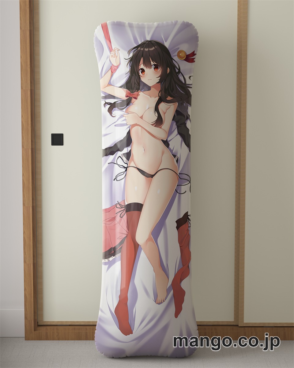 【抱き枕カバー / 等身大】 アニメ抱き枕カバーこの素晴らしい世界に祝福を！ゆんゆん大型クッションキャラクターグッズPVC製コレクション用 ビッグサイズ 等身大クッション 立体キャラクターアイテム 2