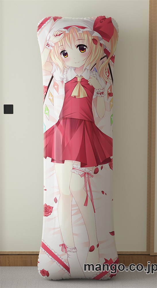 【抱き枕カバー / 等身大】 アニメ抱き枕カバー東方Projectフランドールヤンデレミリア大型クッションキャラクターグッズPVC製コレクション用 ビッグサイズ 等身大クッション 立体キャラクターアイテム