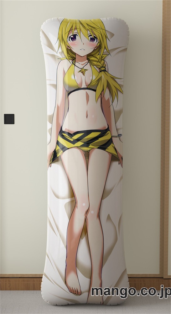 【抱き枕カバー / 等身大】 アニメ抱き枕カバーインフィニットストラトスシャルロット デュノア大型クッションキャラクターグッズPVC製コレクション用｜空気ビニール製 等身大抱き枕 コレクション向けグッズ 2