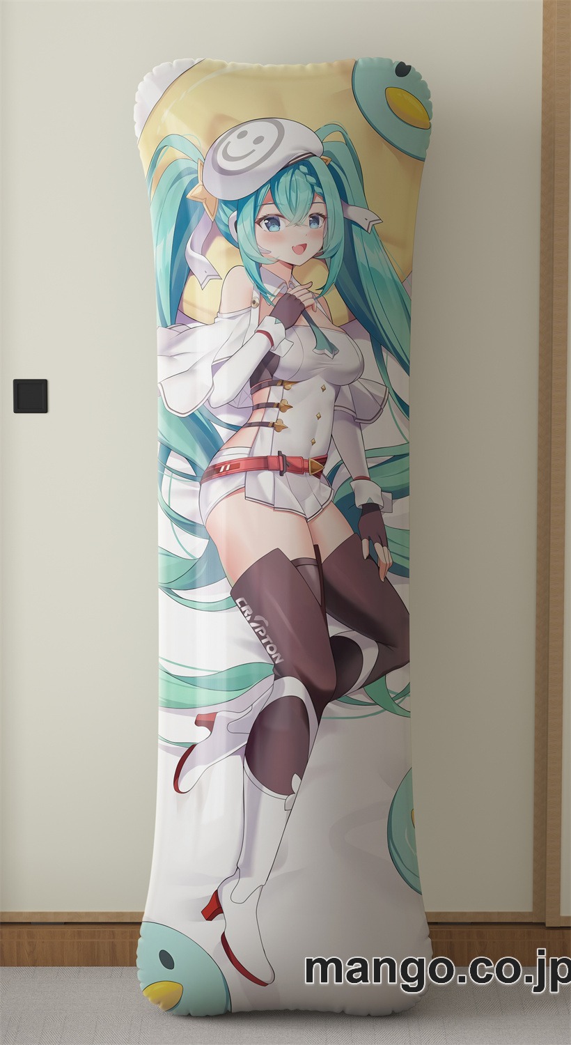 【抱き枕カバー / 等身大】 アニメ抱き枕カバー【VOCALOID】ミク大型クッションキャラクターグッズPVC製コレクション用｜空気ビニール製 等身大抱き枕 コレクション向けグッズ 2
