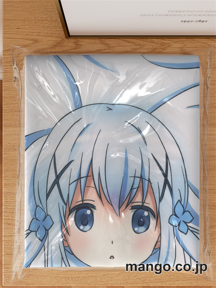 【抱き枕カバー / 等身大】 アニメ抱き枕カバーご注文はうさぎですかチノ大型クッションキャラクターグッズPVC製コレクション用｜空気ビニール製 等身大抱き枕 コレクション向けグッズ 3