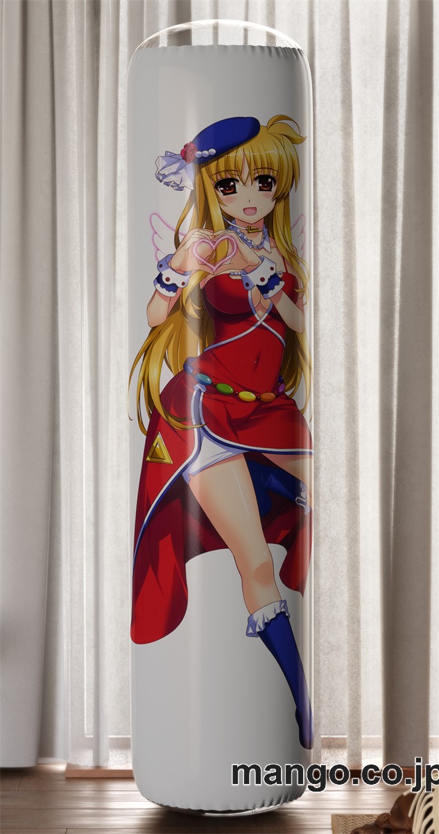 【おきあがりこぼし】PVC フィギュア風 / 立体ディスプレイ アニメ キャラクター バランスクッション【魔法少女リリカルなのは】アインハルト・ストラトス　フェイト・テスタロッサ PVC製 キャラクターグッズ コレクション用