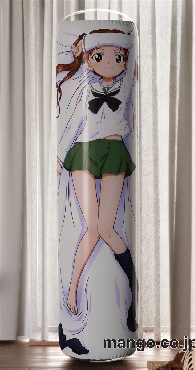 【おきあがりこぼし】PVC フィギュア風 / 立体ディスプレイ アニメ キャラクター バランスクッション【ガールズ&パンツァー】角谷 杏 PVC製 キャラクターグッズ コレクション用 2