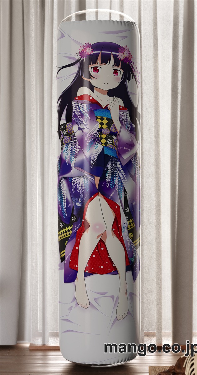 【おきあがりこぼし】PVC フィギュア風 / 立体ディスプレイ アニメ キャラクター バランスクッション【俺の妹がこんなに可愛いわけがない】(黒猫舞妓) PVC製 キャラクターグッズ コレクション用 2