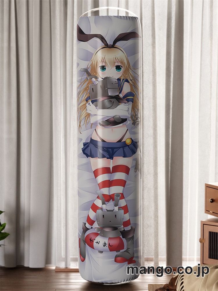 【おきあがりこぼし】PVC フィギュア風 / 立体ディスプレイ アニメ キャラクター バランスクッション【艦隊これくしょん】島風 PVC製 キャラクターグッズ コレクション用