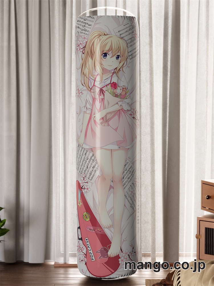 【おきあがりこぼし】PVC フィギュア風 / 立体ディスプレイ アニメ キャラクター バランスクッション【四月は君の嘘】宮園 かをり PVC製 キャラクターグッズ コレクション用 2