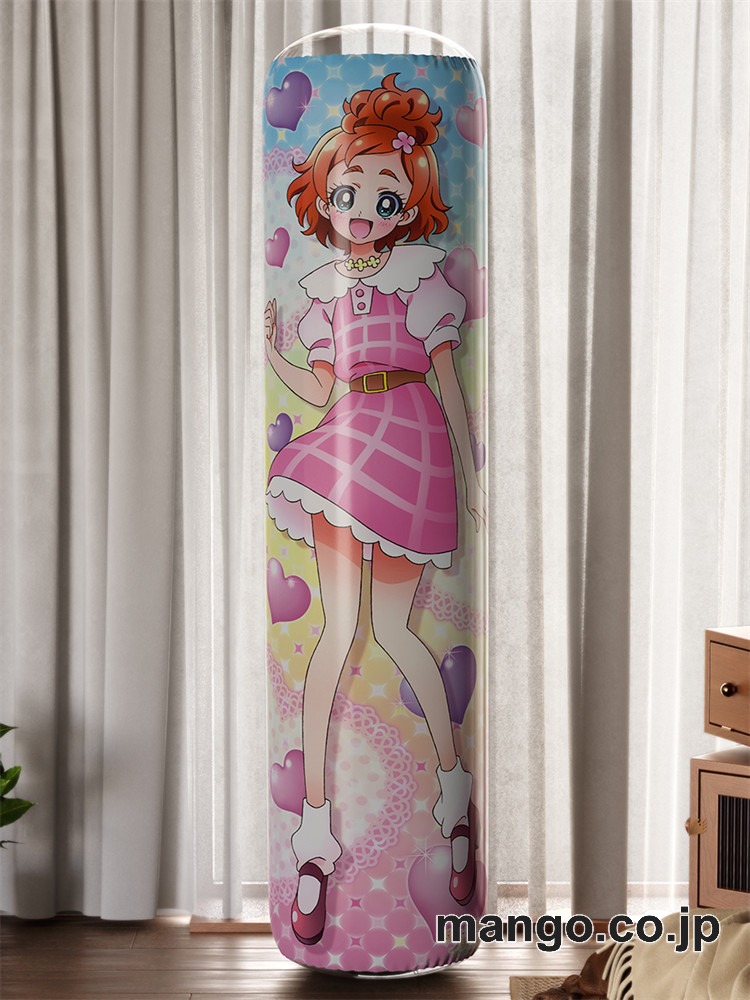 【おきあがりこぼし】PVC フィギュア風 / 立体ディスプレイ アニメ キャラクター バランスクッション【Ｇｏ！プリンセスプリキュア】春野はるか PVC製 キャラクターグッズ コレクション用