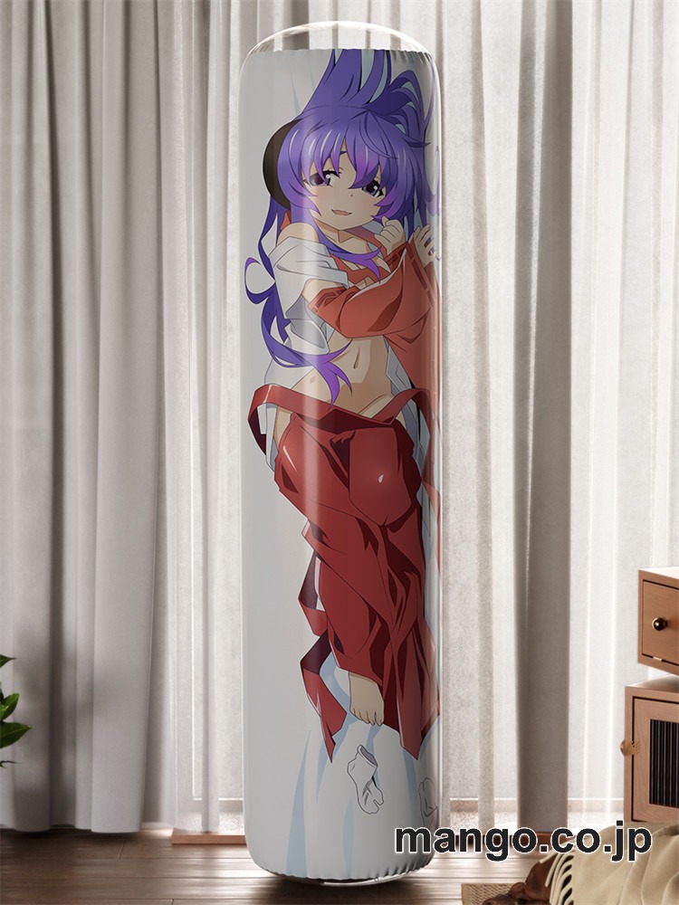 【おきあがりこぼし】PVC フィギュア風 / 立体ディスプレイ アニメ キャラクター バランスクッション【ひぐらしのなく頃に】羽生 巫女服Ver PVC製 キャラクターグッズ コレクション用 2