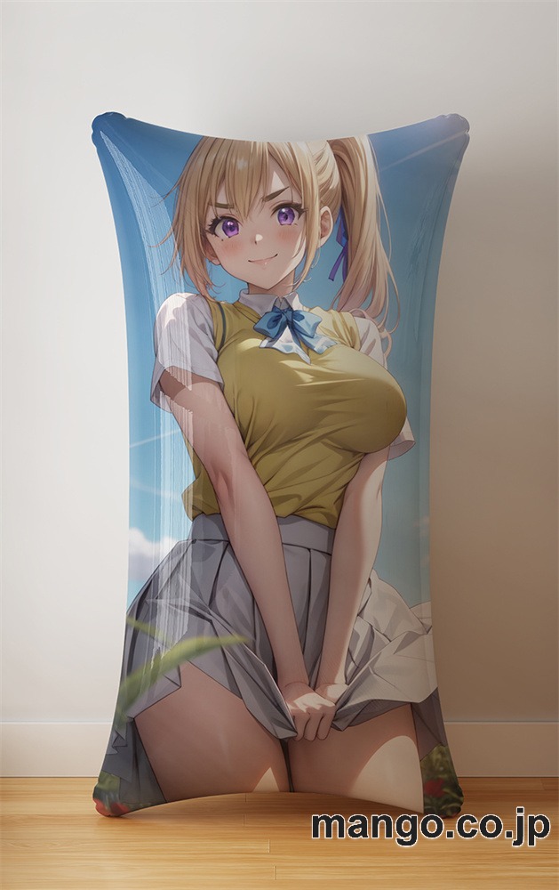 抱き枕カバー  オリジナル   アニメ  等身大 【無彩限のファントム・ワールド】川神舞 小型クッション キャラクターグッズ PVC製 コレクション用