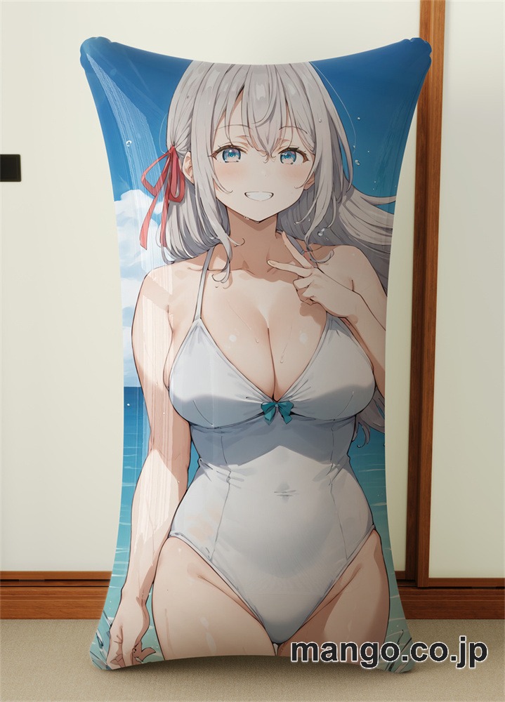 抱き枕カバー  オリジナル   アニメ  等身大 【時々ボソッとロシア語でデレる隣のアーリャさん】アリサ 小型クッション キャラクターグッズ PVC製 コレクション用 2