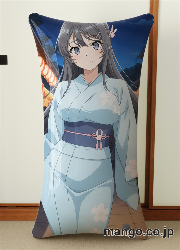 抱き枕カバー  オリジナル   アニメ  等身大 【青春ブタ野郎シリーズ】桜島麻衣 小型クッション キャラクターグッズ PVC製 コレクション用