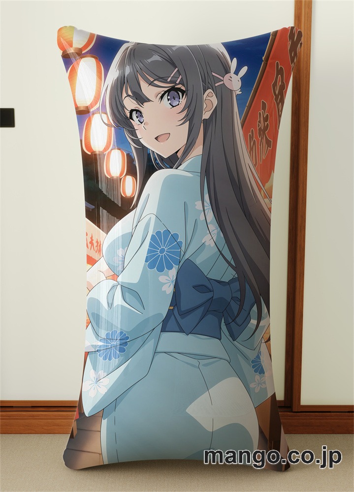 抱き枕カバー  オリジナル   アニメ  等身大 【青春ブタ野郎シリーズ】桜島麻衣 小型クッション キャラクターグッズ PVC製 コレクション用 2