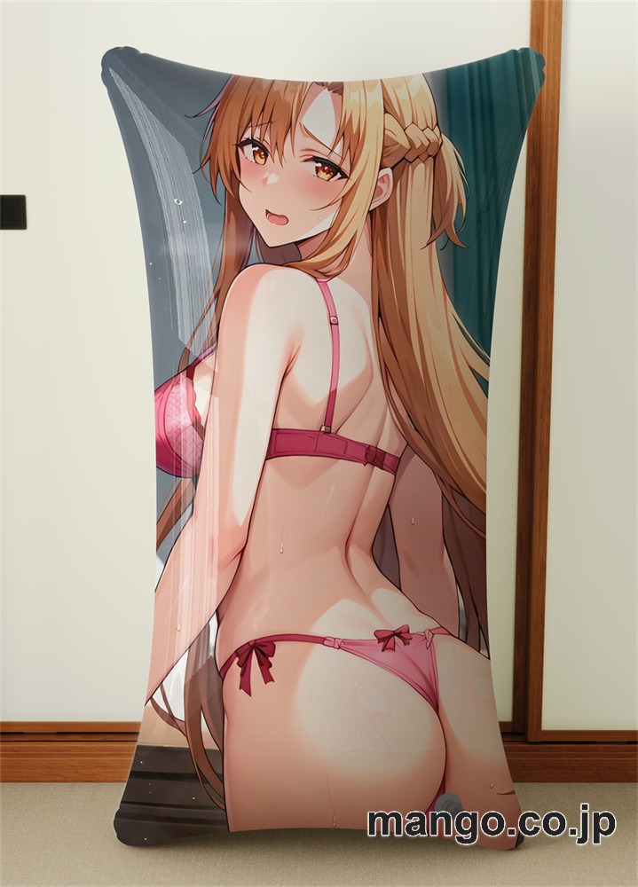 抱き枕カバー  オリジナル   アニメ  等身大 【SAO】アスナ 小型クッション キャラクターグッズ PVC製 コレクション用