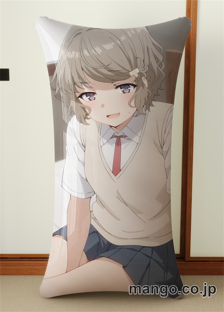 抱き枕カバー  オリジナル   アニメ  等身大 【青春ブタ野郎シリーズ】古賀朋絵 小型クッション キャラクターグッズ PVC製 コレクション用 2