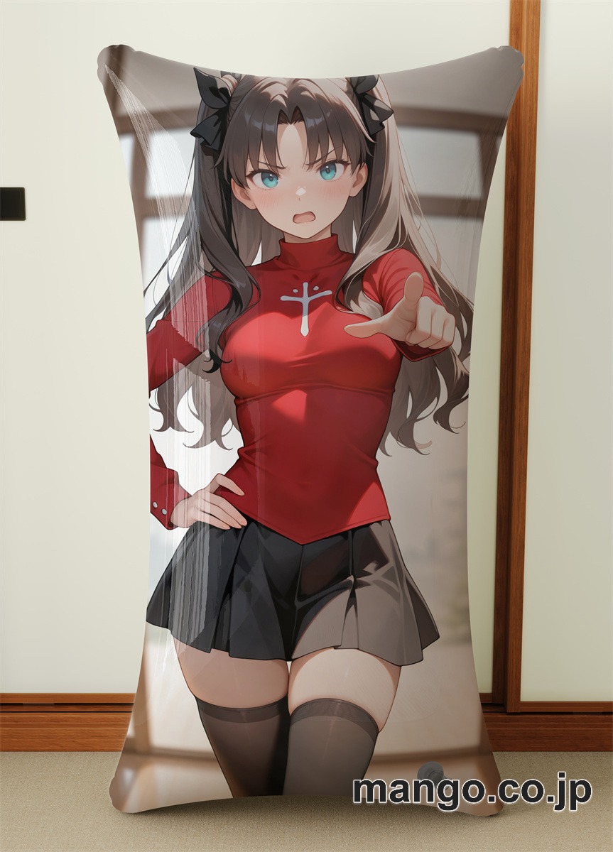 抱き枕カバー  オリジナル   アニメ  等身大 【Fate】遠坂凛 小型クッション キャラクターグッズ PVC製 コレクション用