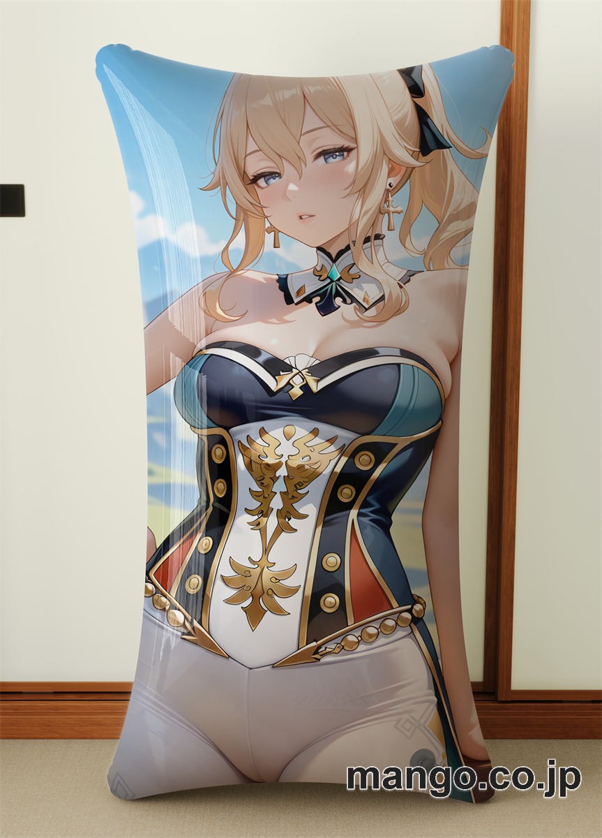 抱き枕カバー  オリジナル   アニメ  等身大 【原神】ジン 小型クッション キャラクターグッズ PVC製 コレクション用