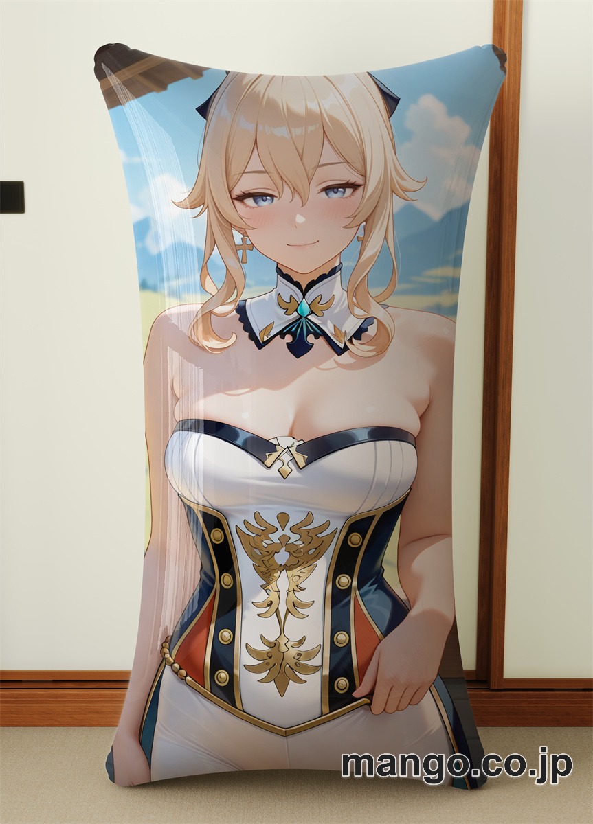 抱き枕カバー  オリジナル   アニメ  等身大 【原神】ジン 小型クッション キャラクターグッズ PVC製 コレクション用 2