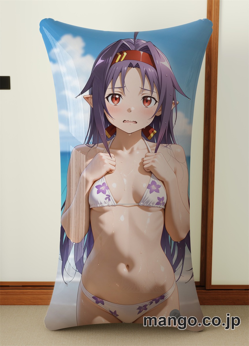 抱き枕カバー  オリジナル   アニメ  等身大 【SAO】ユウキ 小型クッション キャラクターグッズ PVC製 コレクション用