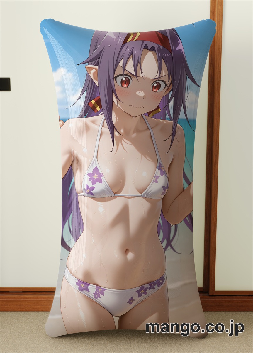 抱き枕カバー  オリジナル   アニメ  等身大 【SAO】ユウキ 小型クッション キャラクターグッズ PVC製 コレクション用 2