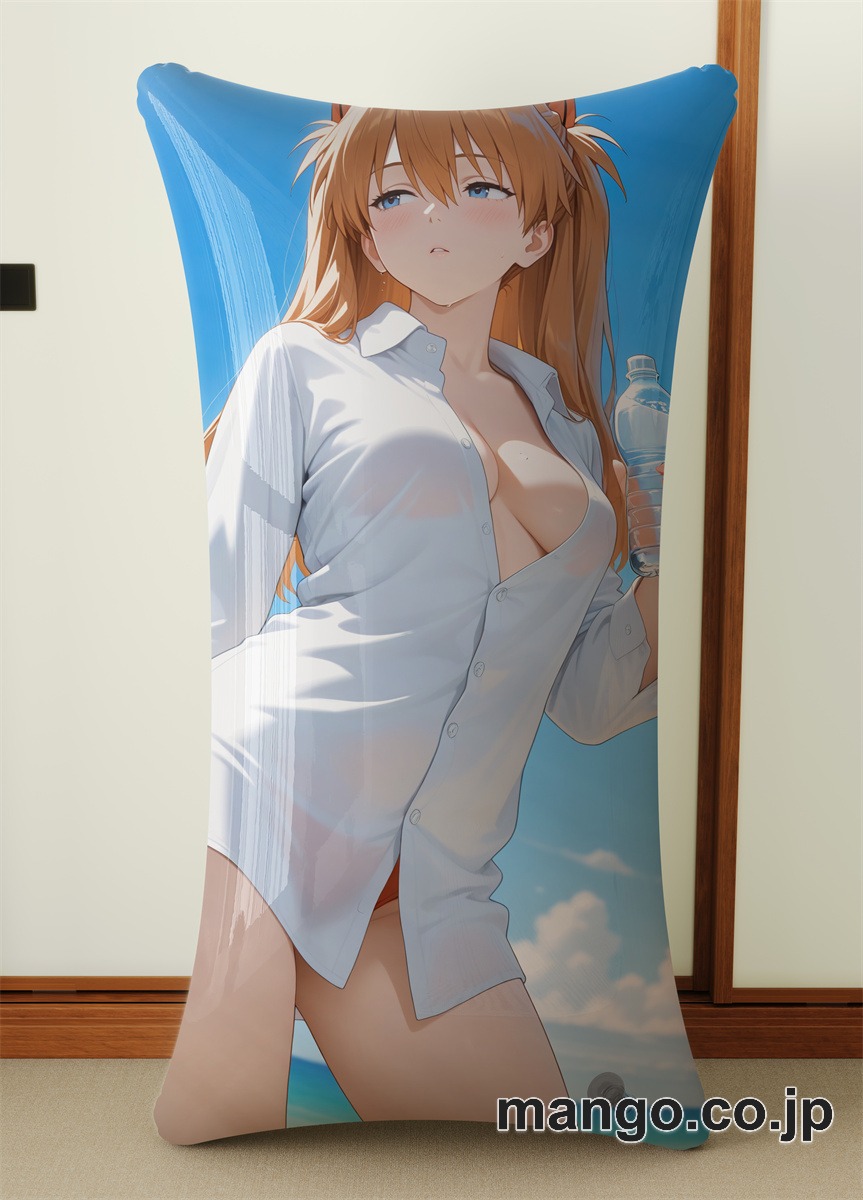 抱き枕カバー  オリジナル   アニメ  等身大 【アスカ】極上の乳 小型クッション キャラクターグッズ PVC製 コレクション用