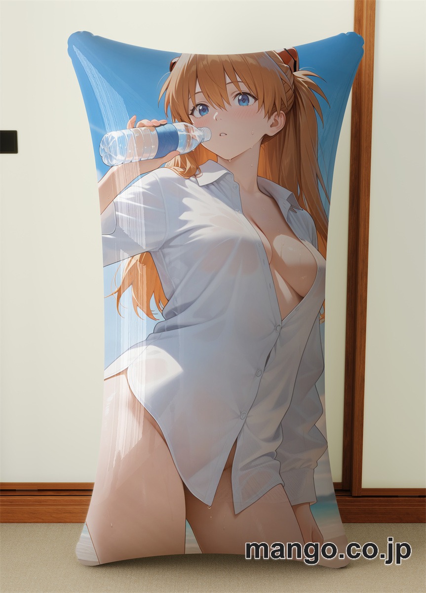 抱き枕カバー  オリジナル   アニメ  等身大 【アスカ】極上の乳 小型クッション キャラクターグッズ PVC製 コレクション用 2